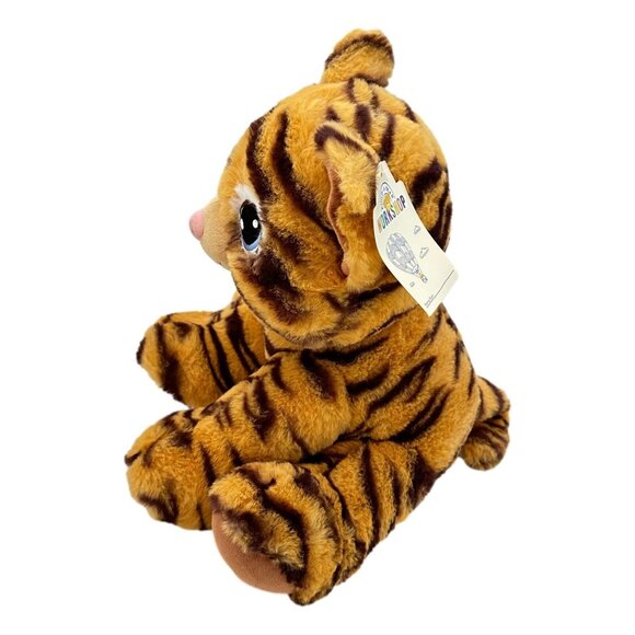 BAB Build-A-Bear Plush Tiger Cub Orange Black Tag - Picture 3 of 10